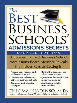cover image of The Best Business Schools' Admissions Secrets